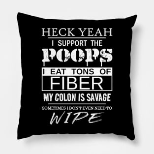 Support The Poops Pillow