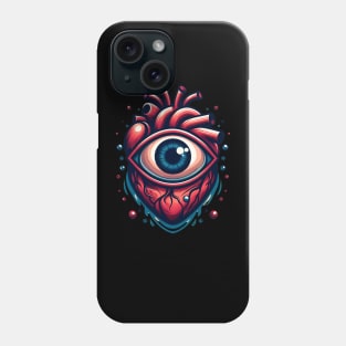 Love Heart With Eyes Phone Case