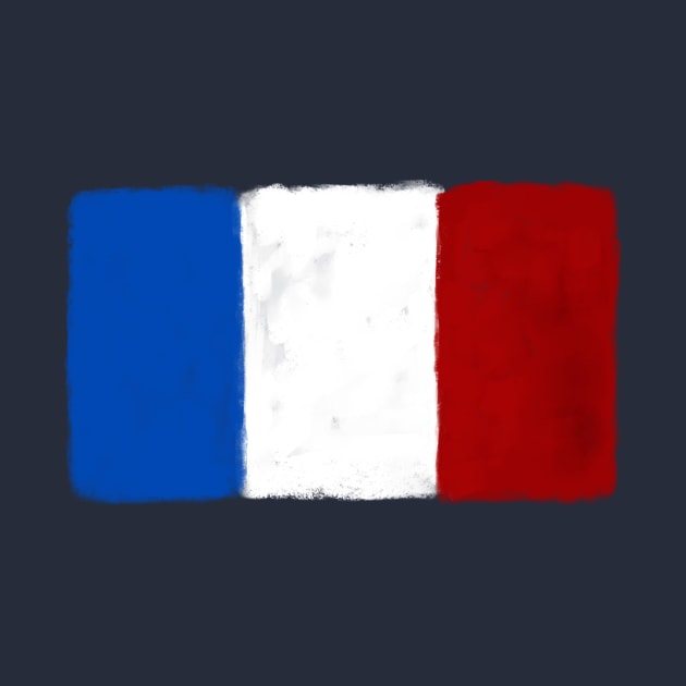 France Grunge Flag by shamila