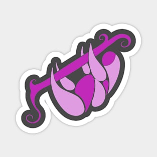 Purple Sloth Magnet