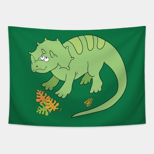 Triceratops Tapestry by JulietLake