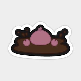 Pleasantly Plump Piggy in Mud Magnet