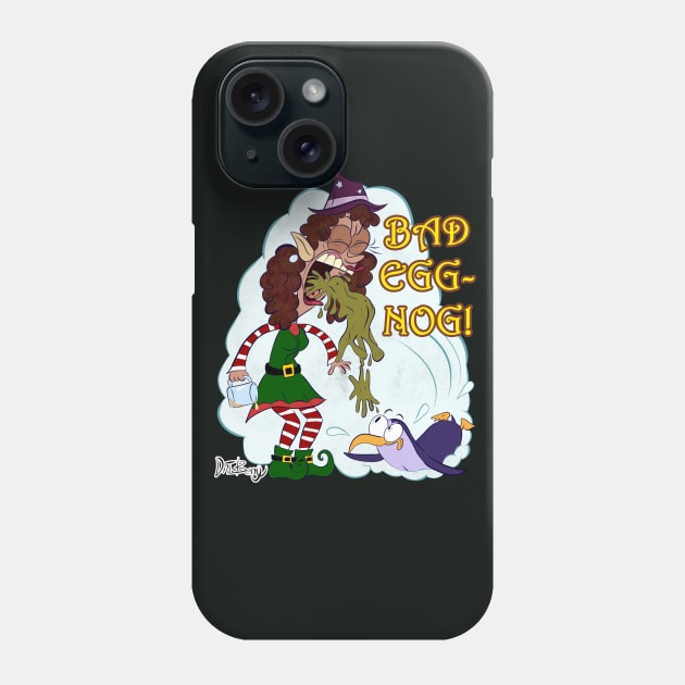 Bad Eggnog! Phone Case by D.J. Berry