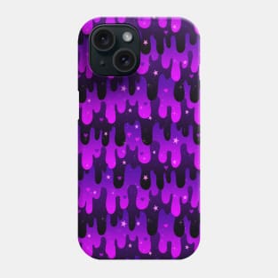 Purple and Black Slime Phone Case