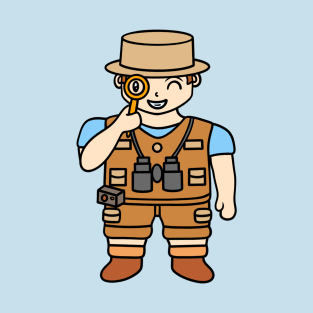 Chibi archaeologist boy T-Shirt