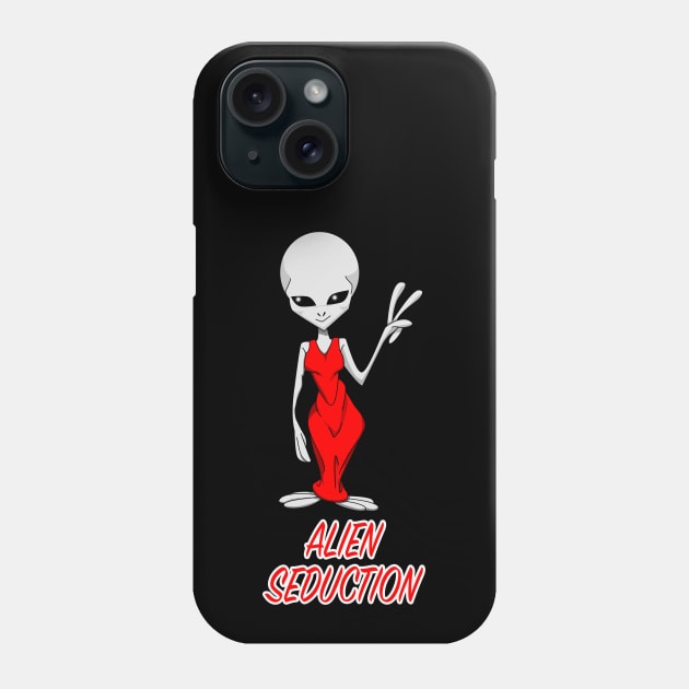 Alien Seduction Phone Case by Wickedcartoons