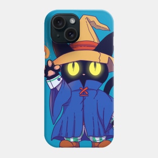 Black mage Fantasy Cat Phone Case