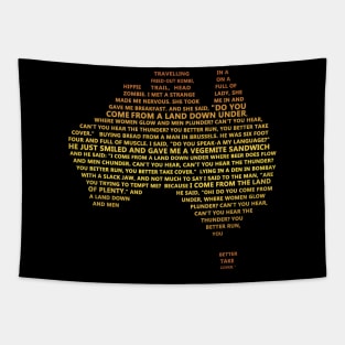 Land Down Under Tapestry