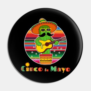 Cinco De Mayo Cactus Pin