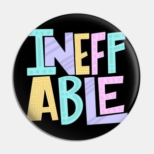 Ineffable Good Omens Pin