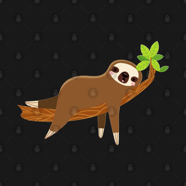 Funny Sloth T-shirt by KsuAnn