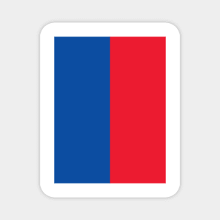 Basel FCB Blue and Red Halves Magnet