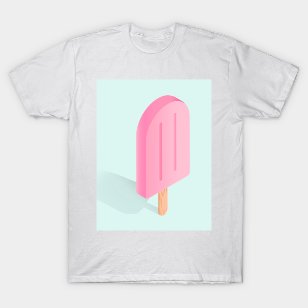 Cute Summer Popsicle - Popsicle - T-Shirt