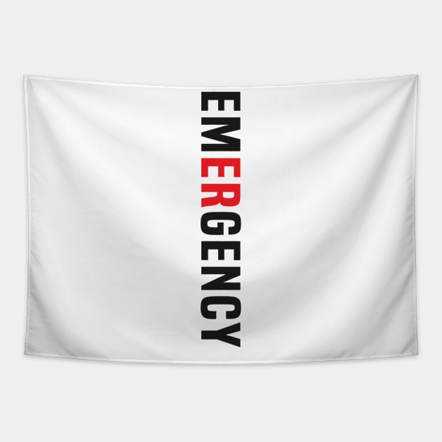 Emergency Department Emergency Room Nurse Healthcare Tapestry by Flow-designs