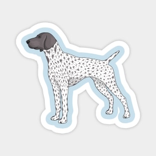 German Shorthaired Pointer dog cartoon illustration Magnet