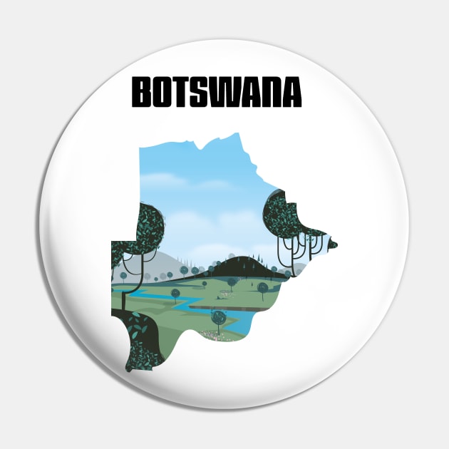 Botswana Pin by nickemporium1