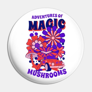 Magic Mushrooms Adventure Pin