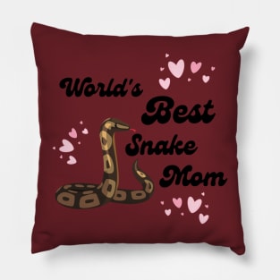 World's Best Snake Mom Pillow