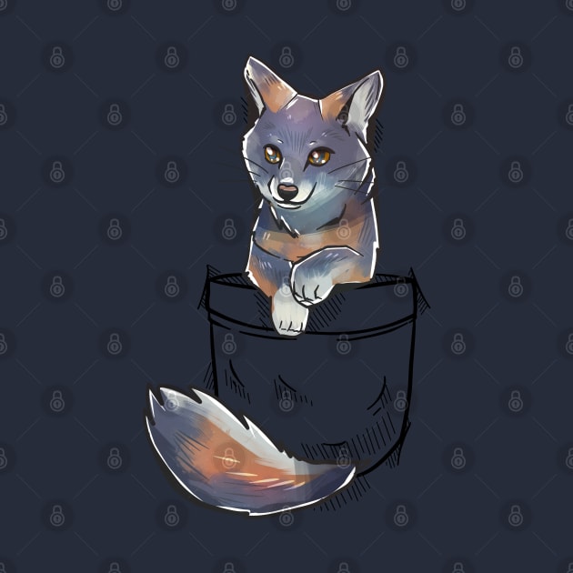 Pocket Cute Channel Island Fox by TechraPockets