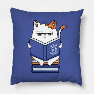 World Domination Cat Pillow