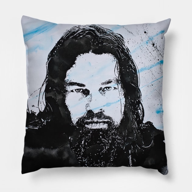 Leonardo di Caprio Pillow by KissArt