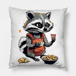 Cute raccoon Pillow