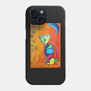 Sunkist Celestial Cat Phone Case