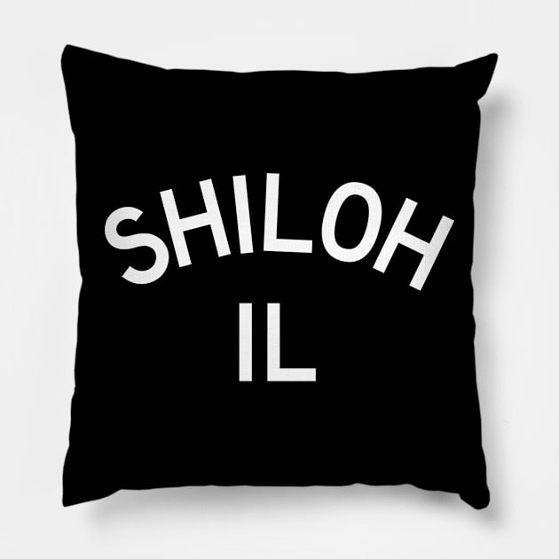 Shiloh, IL Pillow by Arch City Tees