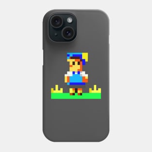 Cartoon drawing pixel Phone Case