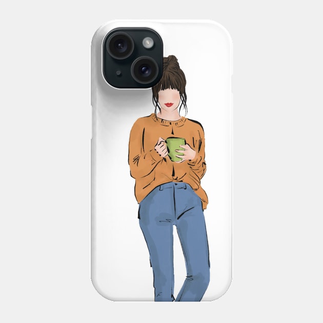 Woman Phone Case by Ammi