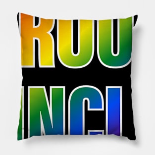 Rainbow Proud Uncle LGBTQ Pride Pillow