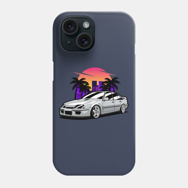 Silver Omega Carlton Retro Style Phone Case by KaroCars