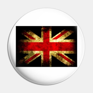 UK Grunge Flag Pin