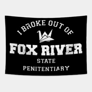 Fox River (white) Tapestry