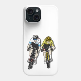 Tadej Pogacar vs Jonas Vingegaard TDF 2023 Phone Case