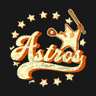 Funny Star Vintage Astros Houston baseball T-Shirt