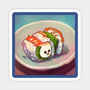 Kawaii Anime Sushi Magnet