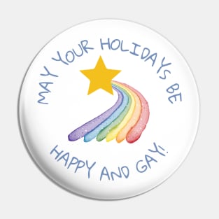 Gay Holidays Pin