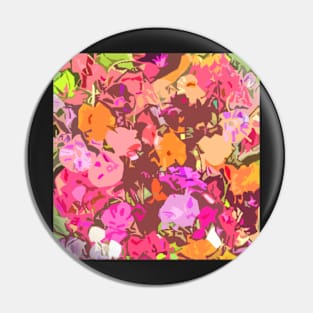 Pastel Small Flowers Abstract Pin