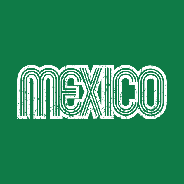 Mexico Retro logo - grunge by verde