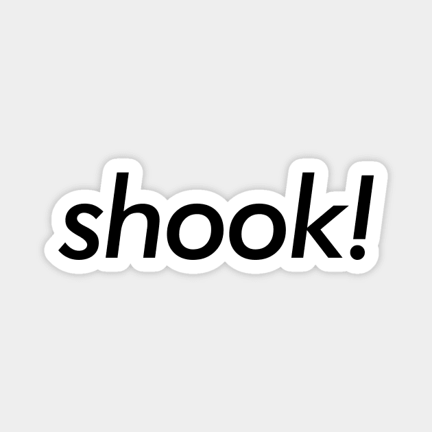 SHOOK! Magnet by iamjudas