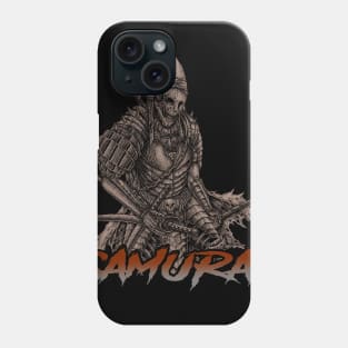 drawing samurai Phone Case