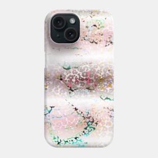 Colourful gradient unique flowers leopard stripes abstract modern 283 Pattern Phone Case