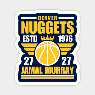 Denver Nuggets Murray 27 Basketball Retro Magnet