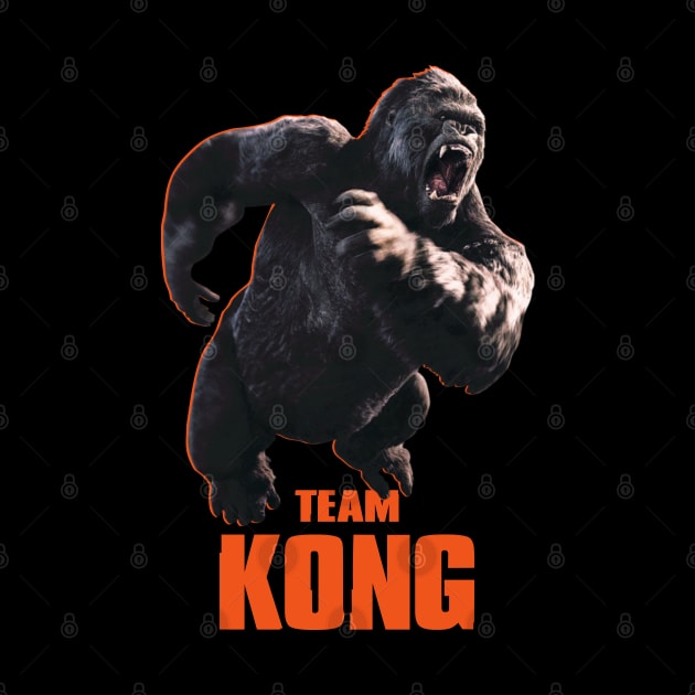 Godzilla vs Kong - Official Team Kong Neon by Pannolinno