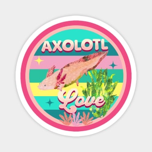 Axolotl Love Magnet