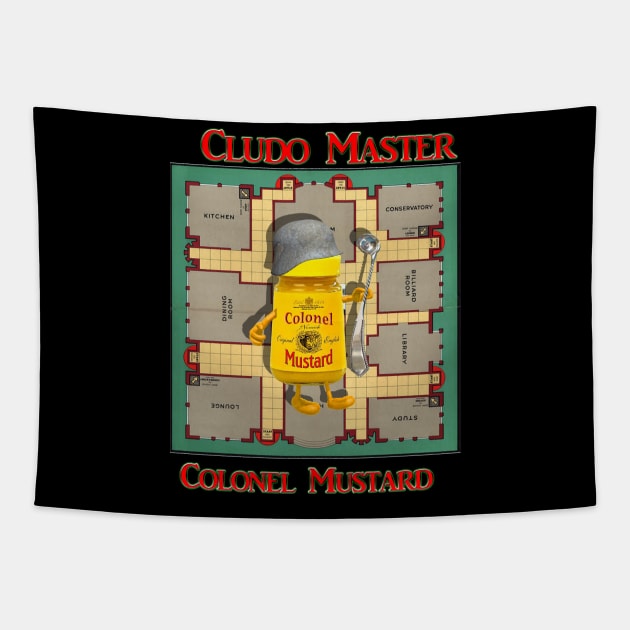 Cludo Master Colonel Mustard Tapestry by madone