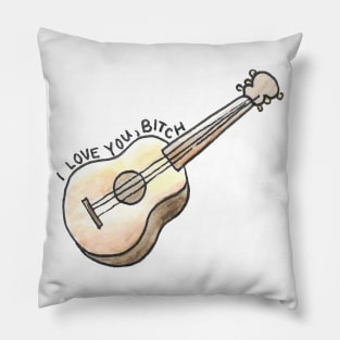 I love you b*tch vine Pillow