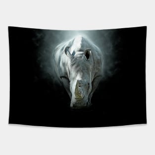 Rhinoceros Animal Wildlife Jungle Nature Free Adventure Discovery Digital Painting Tapestry