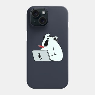 Busy Bear Hard At Work Phone Case